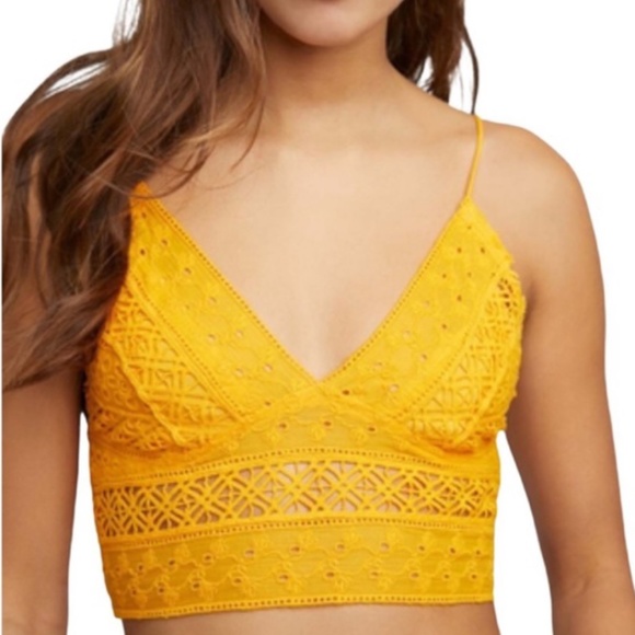 Free People Other - NEW Free People Carina Bralette in Mango